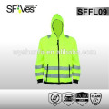 SFVEST high visibility hoodie sweatshirt with reflective tape